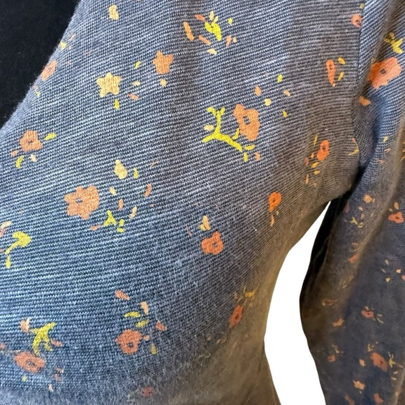 Toad&Co | Rosalind II Navy Floral Long Sleeve Dress | Sz M - Picture 3 of 11